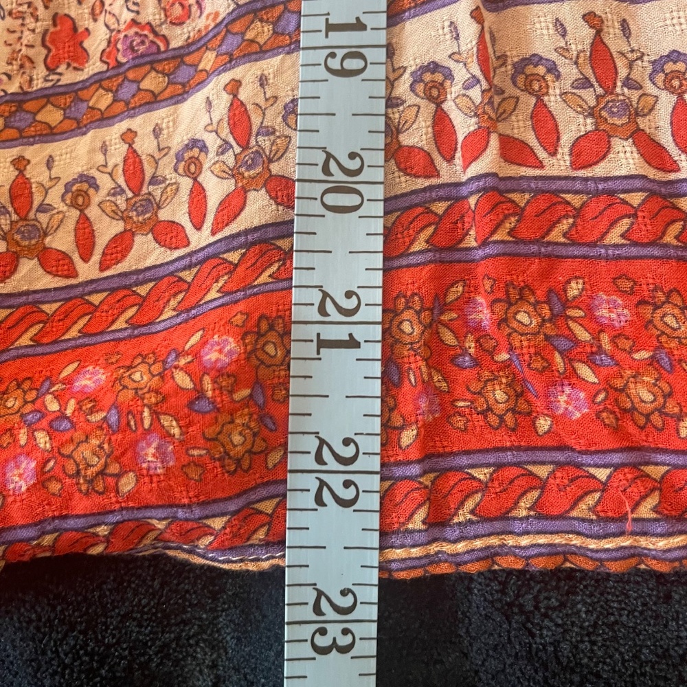 Knox Rose Floral Blouse - Red and Purple - Picture 5 of 5